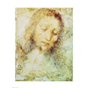  Head of Christ   Poster by Leonardo Da Vinci (18x24)