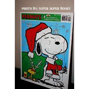  Browns Dog Snoopy Dressed in a Santa Outfit with Big Green Bag 