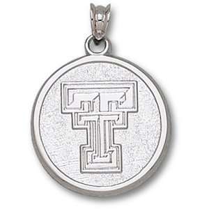  Texas Tech University Circle TT Pendant (Silver) Sports 