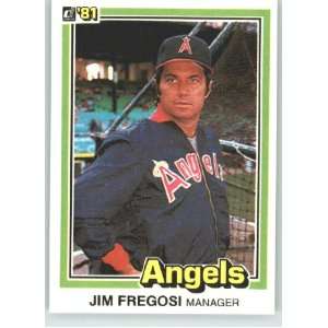  1981 Donruss #414 Jim Fregosi MG   California Angels 