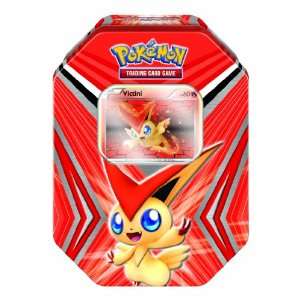   Game Tin Set V For Victini Includes Victini PVC Figure Toys & Games