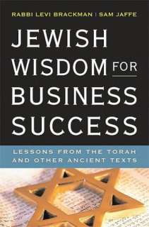   Jewish Wisdom for Business Success Lessons from the 