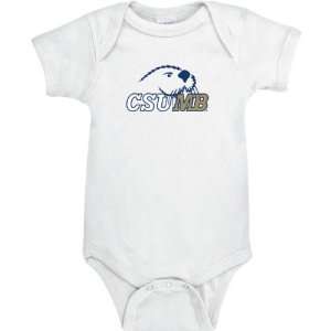  Cal State Monterey Bay Otters White Logo Baby Creeper 