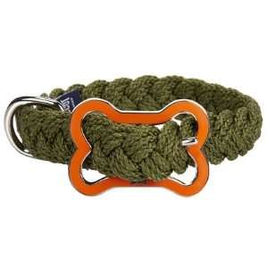 Mascot Sailors Knot Collar   Large   Army with Orange (Quantity of 1)
