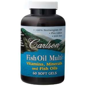  Carlson Laboratories   Fish Oil Multi, 60 softgels Health 