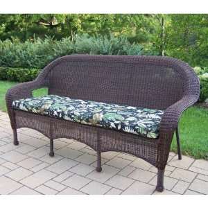  Oakland Living All Weather Wicker 3 Seater Sofa Patio 