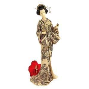 com Xoticbrands 14.5 Antique Replica Japanese Collectible Faux Ivory 