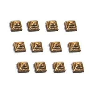   Pkg Pyramid Studs Antique Brass; 3 Items/Order Arts, Crafts & Sewing