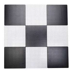  Pegboard Panels   Checkerboard Black & White 16 X 16 (9 Pc 