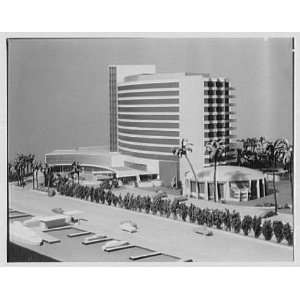   Fontainebleau Hotel model, Miami Beach. Model VII 1954