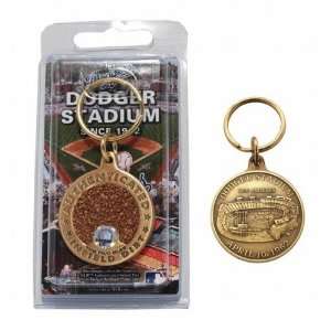Dodger Stadium Bronze Infield Dirt Keychain