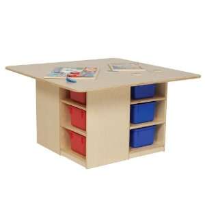  Cubbie Table with Twelve Trays Tray Type Color Tray 