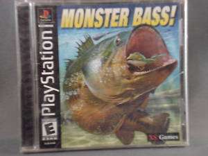 Playstation Monster Bass Video Game 780332053065  