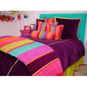  Ali Purple King Velvet Duvet