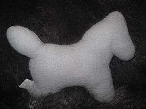   stuffed horse, baby blue, cheval en peluche 100% WOOL ALL NATURAL