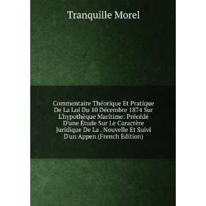   Suivi Dun Appen (French Edition) Tranquille Morel  Books