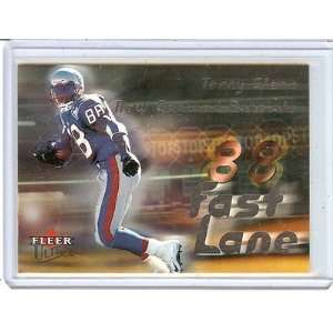  TERRY GLENN 2000 FLEER ULTRA #12 OF 15FL, FAST LANE, NEW 