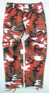 M65 ARMY COMBAT CARGO TROUSER RED CAMO 38  