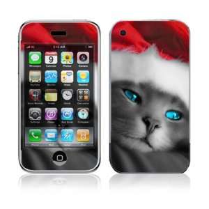  Apple iPhone 3G Skin   Christmas Kitty Cat Everything 