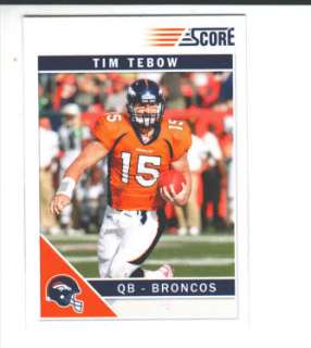 2011 Score Denver Broncos 12 Card Team Set W/SPs  
