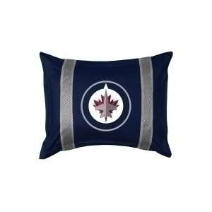    Winnipeg Jets Pillow Sham (Sidelines Series)