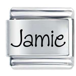  Name Jamie Laser Charms Italian Bracelet Pugster Jewelry