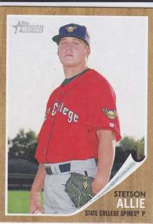 Stetson Allie Pirates 2011 Topps Heritage Minor League Card  