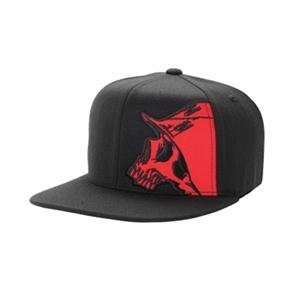  Metal Mulisha Larger Hat   Small/Medium/Black/Red 