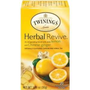   of London Herbal Revive Lemon & Chinese Ginger Tea   20 Teabags