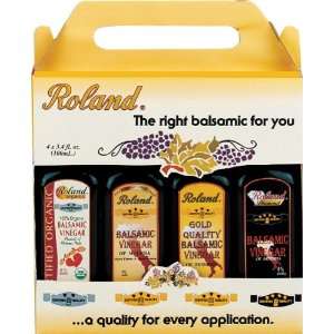 Roland Balsamic Vinegar, Tasting Pack (4 Grocery & Gourmet Food