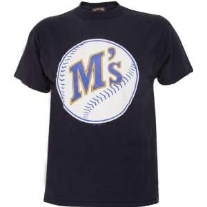  Seattle Mariners Cooperstown  Navy  Throwback Official 