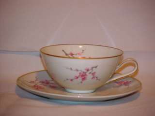 Hutschenreuther  Almond Blossom (3) Cups & Saucers  