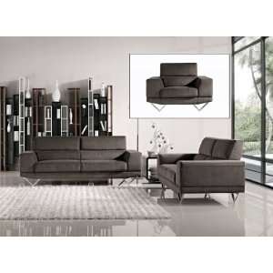   Furniture  VIG  Italian Design Grey Fabric Sofa Set