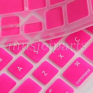 pink AQUA Silicone Keyboard Cover Skin for Macbook Pro  