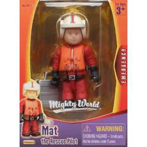  Mighty World 8532 Mat the Rescue Pilot Toys & Games