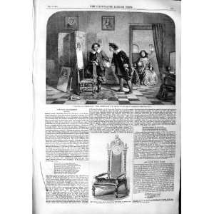  1859 VANDYKE FRANK HALS POET BURNS PRESS CHAIR