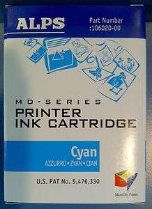 Alps MD Cyan Ink Cartridge 106020 00  