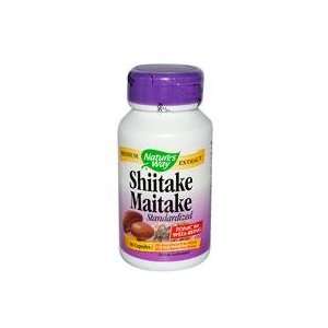  Natures Way   Standardized Shiitake Maitake, 60 capsules 