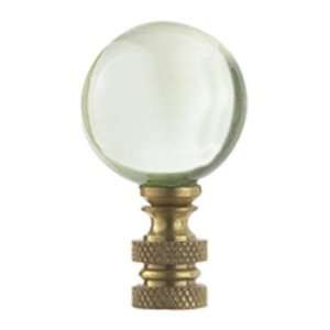  Green Glass Ball Finial