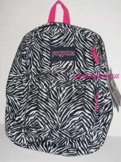   for JanSport Superbreak Backpack in Black/White Cosmo Zebra T501