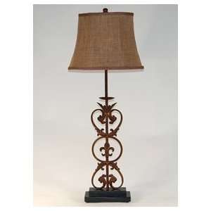  Guild Master Metal Arch Console Table Lamp