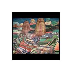  NOVICA Modern Painting   Machu Picchu and Mother Earth 
