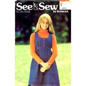  See & Sew 5777 Sewing Pattern Girls High Fitted Jumper 