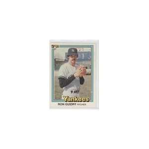  1981 Donruss #227   Ron Guidry Sports Collectibles