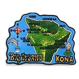  Hawaii Magnet Rubber Big Island Map 