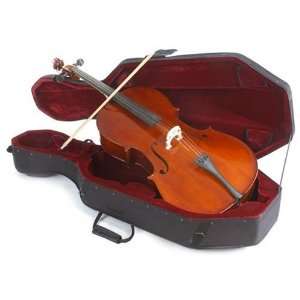  Full Size Cello with Case Musical Instruments