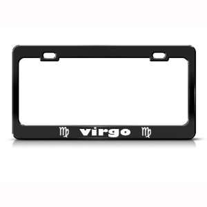 Virgo Astrology Sign Zodiac Metal license plate frame Tag Holder