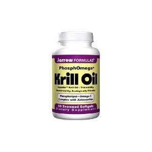 Krill Oil Seaweed Softgels by Jarrow Formulas