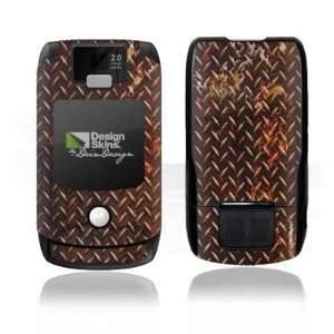  Design Skins for Motorola V3x   Rusty Plate Design Folie 