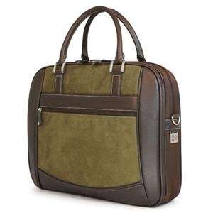  Mobile Edge, Green Suede Briefcase (Catalog Category Bags 